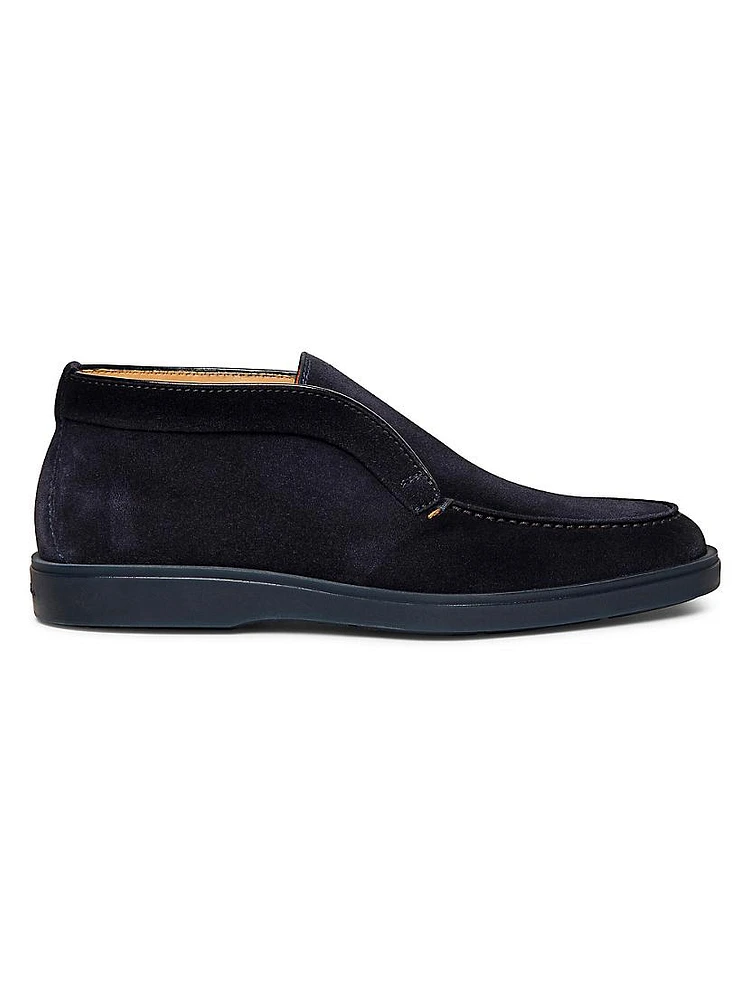 Suede Slip-On Loafers