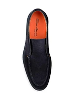 Suede Slip-On Loafers