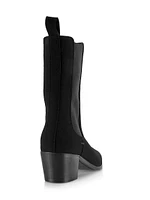 Elsa Vegan Suede Chelsea Boots