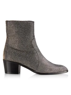 Steffy Glittery Vegan Ankle Booties