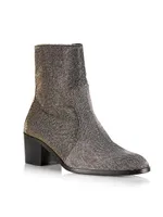 Steffy Glittery Vegan Ankle Booties