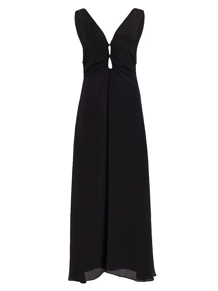 Mirren Silk-Blend Maxi Dress