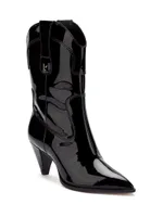 Thelma Patent Leather Short Boots