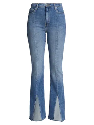 Lucia Flare Slit Jeans