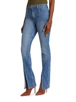 Lucia Flare Slit Jeans