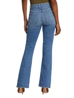 Lucia Flare Slit Jeans