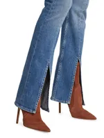 Lucia Flare Slit Jeans