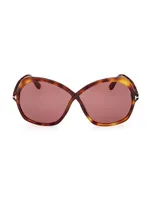 Rosemin 64MM Butterfly Sunglasses