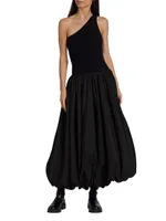 Dune One-Shoulder Balloon Dress