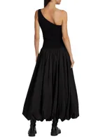 Dune One-Shoulder Balloon Dress