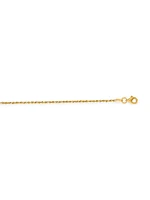 14K Yellow Gold Rope-Chain Anklet