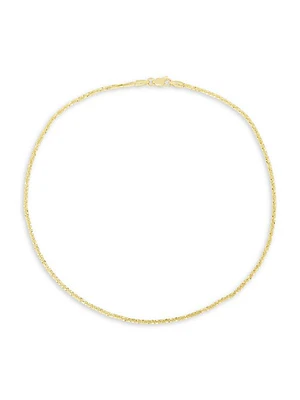14K Yellow Gold Anklet