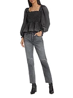 Hero High-Rise Ankle-Length Jeans