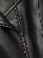 Leather Moto Jacket