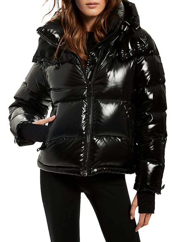 Remy Hooded Shell Down Puffer Jacket