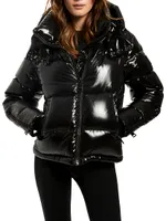 Remy Hooded Shell Down Puffer Jacket