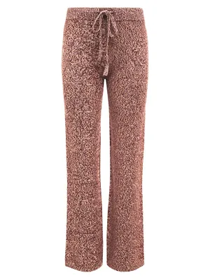 Marled Wool-Blend Lounge Pants