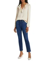 Cindy Slim-Fit Cropped Jeans