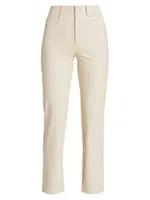 Stella Faux Leather Slim-Fit Pants