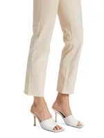 Stella Faux Leather Slim-Fit Pants