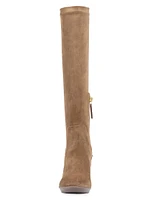 Rhumba II Stretch Suede Knee-Length Boots