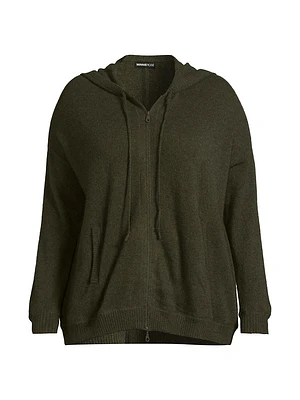 Cashmere Zip-Up Hoodie