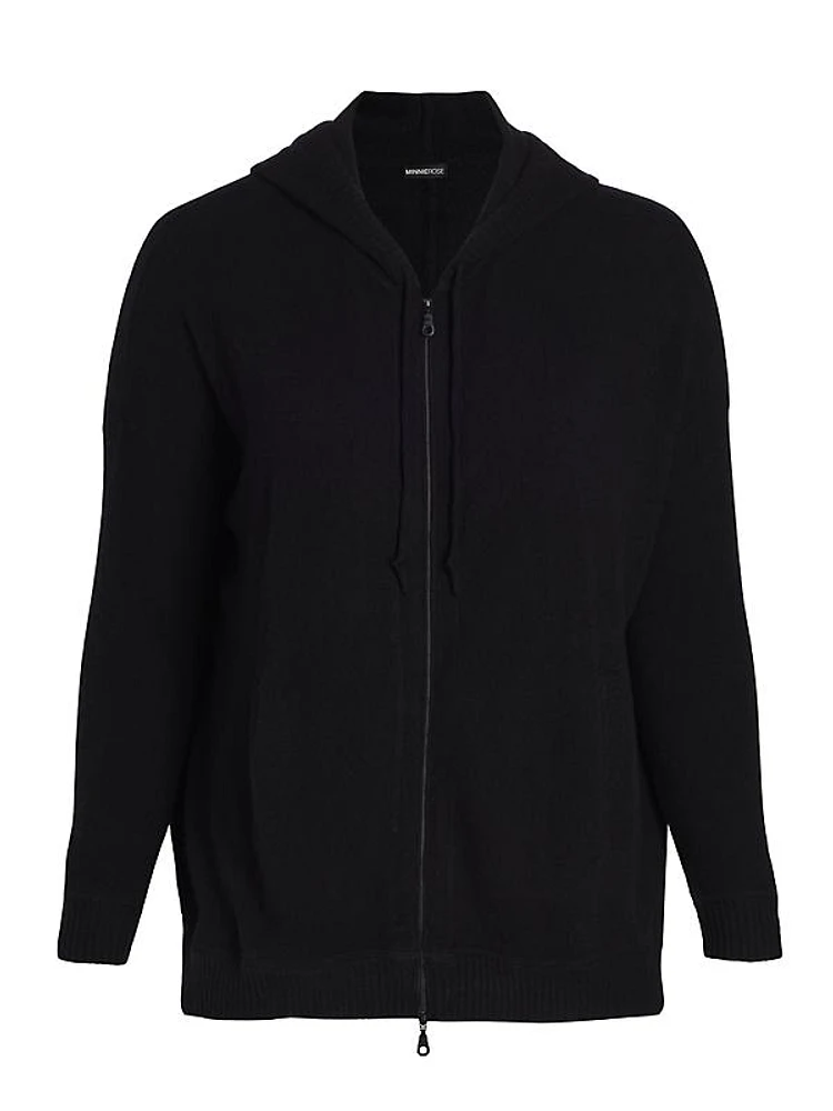 Cashmere Zip-Up Hoodie