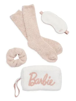 Barefoot Dreams x Barbie Accessories Limited Edition Loungewear 4-Piece Set