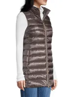 Serena Hooded Shell Puffer Vest