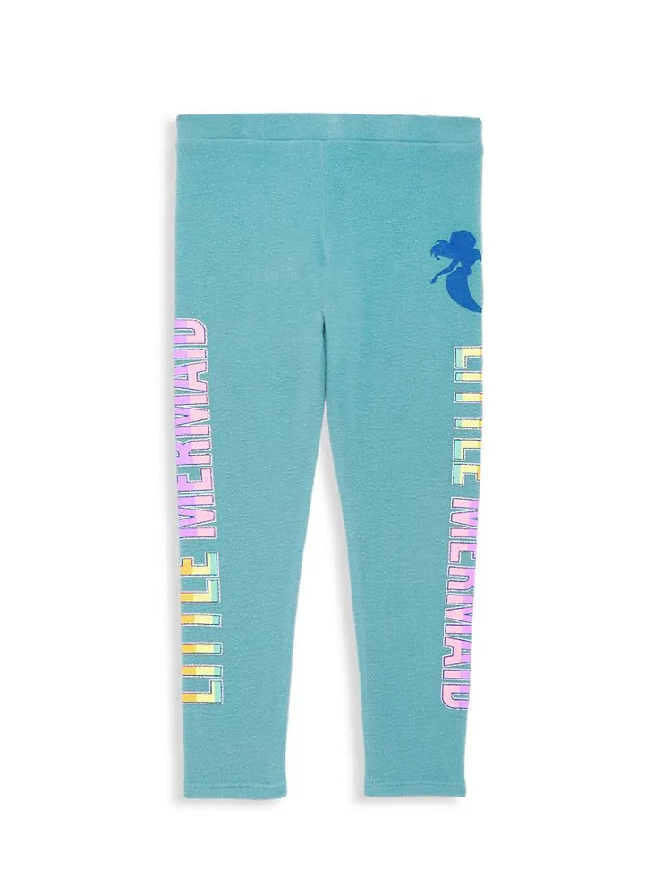 Little Kid's Glitter Bliss Knit Sweatpants