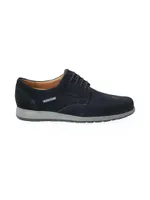 Valerio Velvet & Leather Oxford Shoes