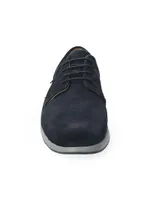 Valerio Velvet & Leather Oxford Shoes