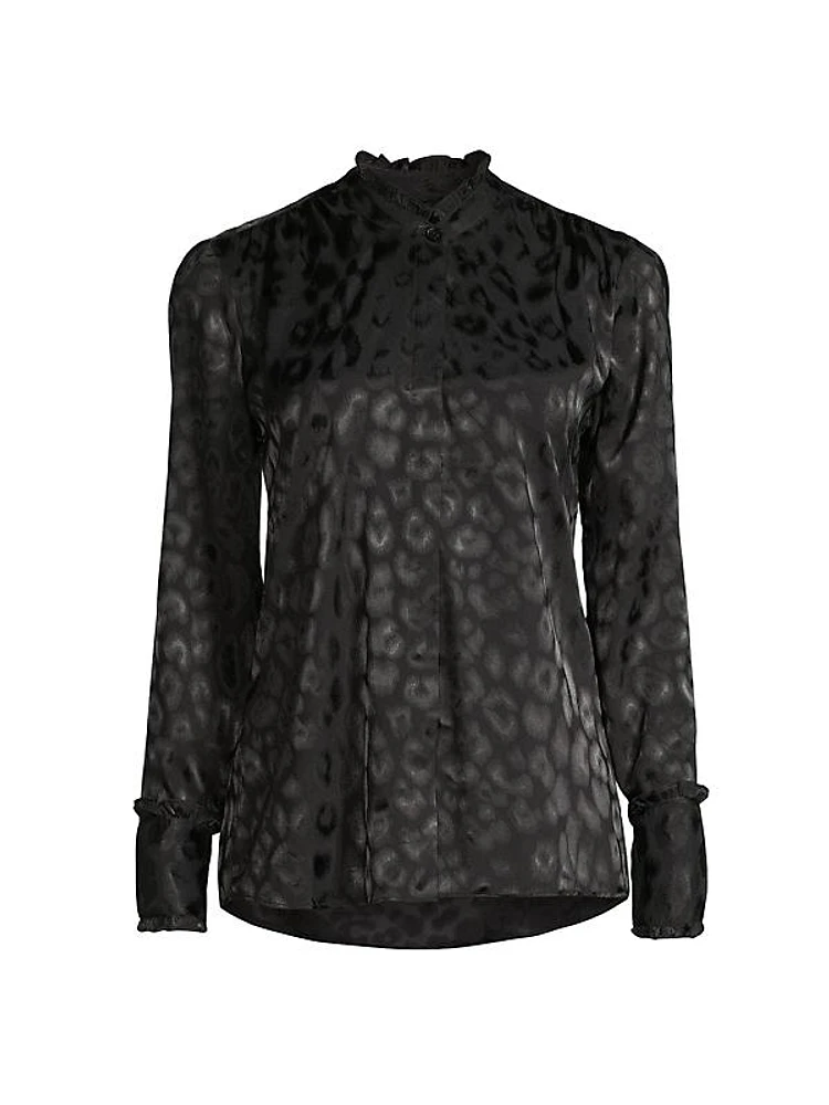 Trinity Leopard Jacquard Shirt