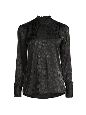 Trinity Leopard Jacquard Shirt