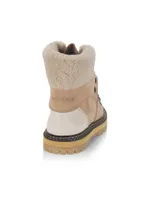 Eileen Shearling-Lined Suede Booties