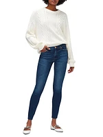 High-Rise Stretch Skinny Jeans