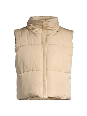 Shaun Shell Crop Puffer Vest