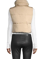 Shaun Shell Crop Puffer Vest