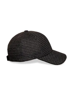 Houndstooth Baseball Cap