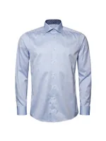 Slim-Fit Medallion Print Shirt