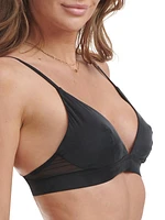 Stretch-Silk Satin Bralette