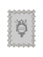 Clover Silver Pavé Picture Frame