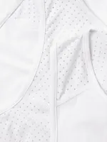 Pointelle Mesh Tennis Tank