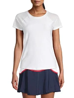 Perforated Tennis T-Shirt