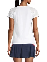 Perforated Tennis T-Shirt