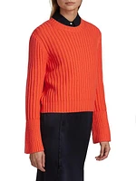 Her Boy Rib-Knit Sweater