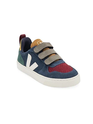 Baby's, Little Kid's & Kid's Small V-10 Suede Colorblock Sneakers