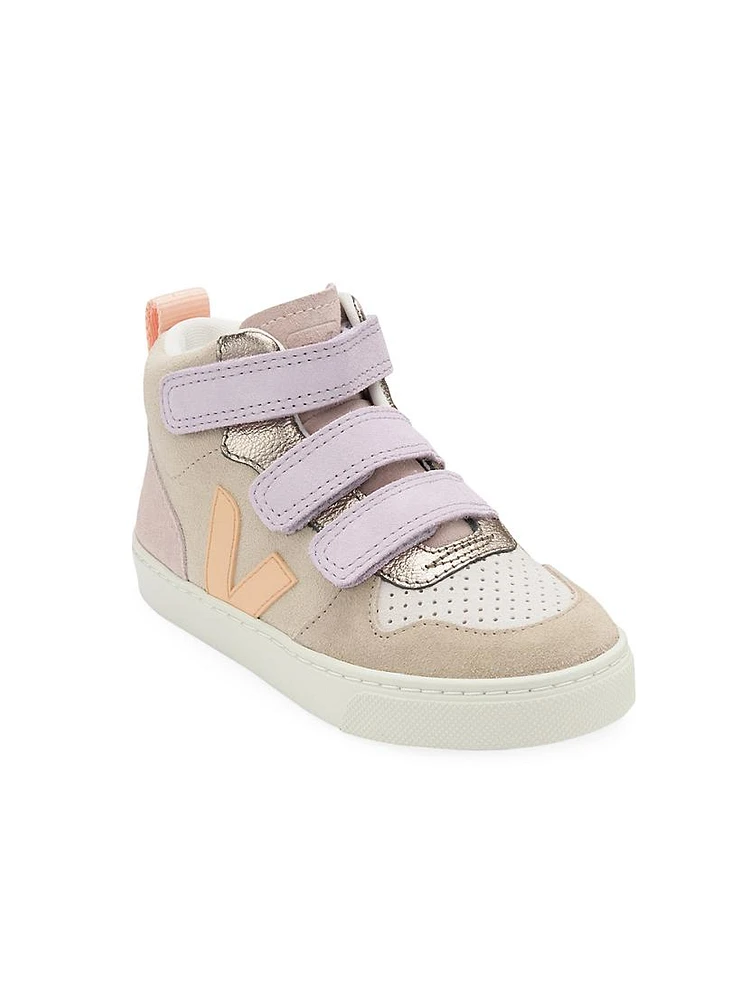 Baby Girl's, Little Girl's & Mid V-10 Suede Sneakers