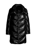 Journey Chevron Quilted Coat