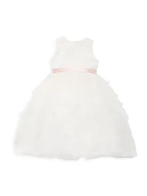 Little Girl's & Satin Tulle Dress